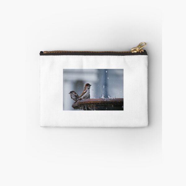 Item preview, Sparrows Bathing in a Fountain designed and sold by ruffinathisarts.