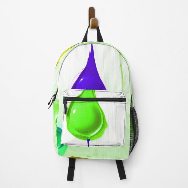Item preview, 3D Melting Paint Trippy Green Purple and Yellow designed and sold by Ingorgia Studio.