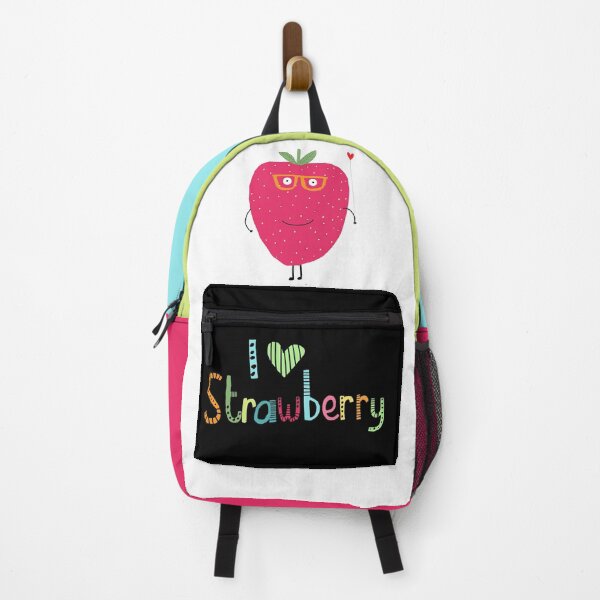 Item preview, Funny Strawberry With Glasses Holding A Heart By Artist Carla Daly designed and sold by Carla Daly.