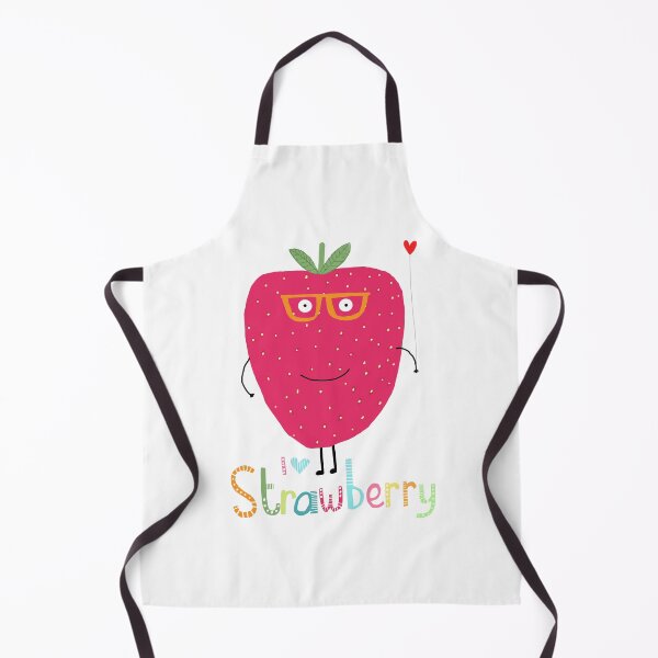 Item preview, Funny Strawberry With Glasses Holding A Heart By Artist Carla Daly designed and sold by Carla Daly.