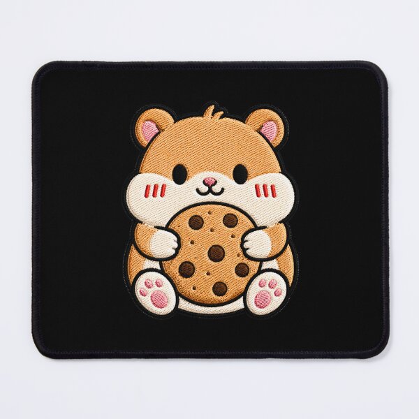 Item preview, Fluffy Hamster Holding Cookie designed and sold by ColorSplash123.