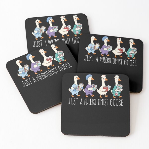 Item preview, Just A Phlebotomist Goose Funny Medical Lab Blood Tech designed and sold by Mdcazeem.