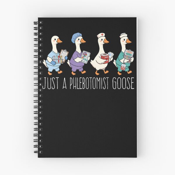 Item preview, Just A Phlebotomist Goose Funny Medical Lab Blood Tech designed and sold by Mdcazeem.