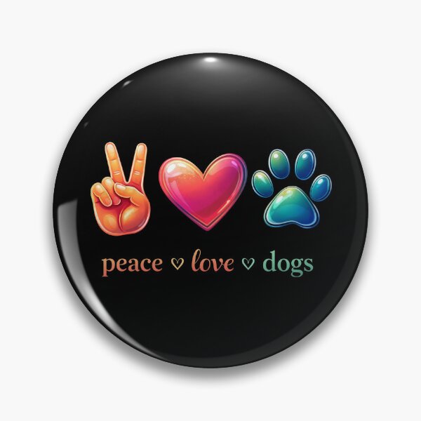 Item preview, Peace Love Dogs – Puppy Paw Dog Lover Design designed and sold by OlyvieArt.
