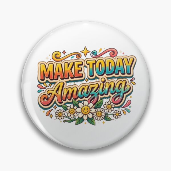 Item preview, Make Today Amazing Retro Typography T-Shirt | Colorful Positive Quote | Groovy Motivational Graphic Tee designed and sold by Faisal  Shah.