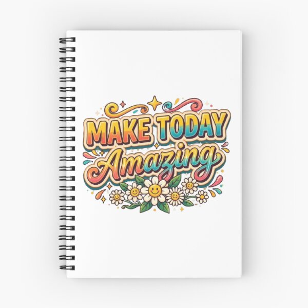Item preview, Make Today Amazing Retro Typography T-Shirt | Colorful Positive Quote | Groovy Motivational Graphic Tee designed and sold by Faisal  Shah.