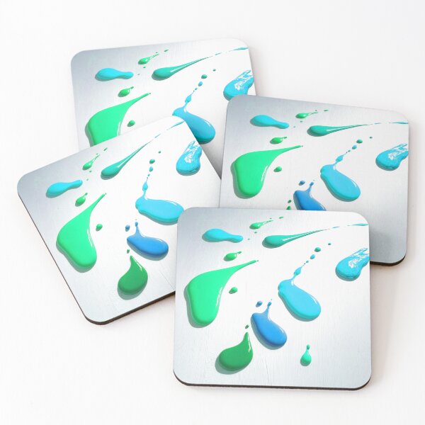 Item preview, Ocean Turquoise and Cyan Blue Liquid Melting Flow designed and sold by Ingorgia Studio.