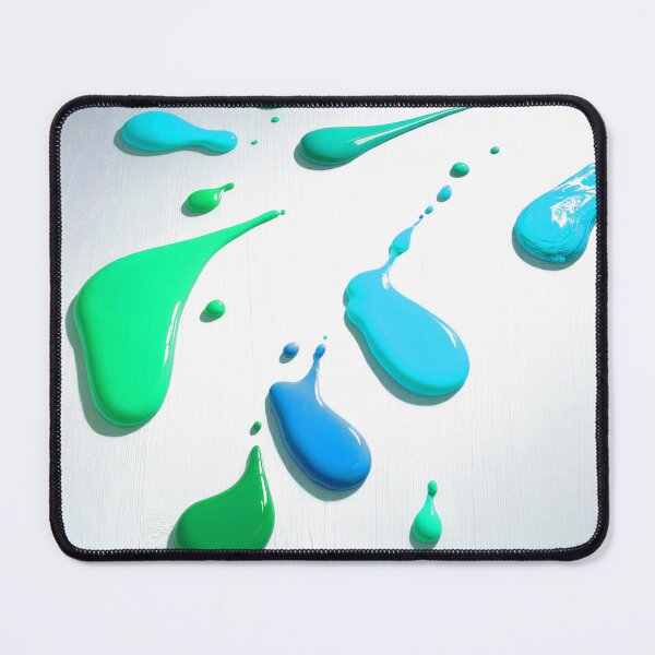 Item preview, Ocean Turquoise and Cyan Blue Liquid Melting Flow designed and sold by Ingorgia Studio.