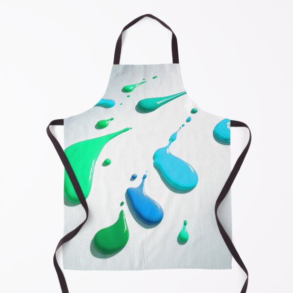 Item preview, 3D Glossy Paint Drips - Ocean Turquoise and Cyan Blue designed and sold by Ingorgia Studio.