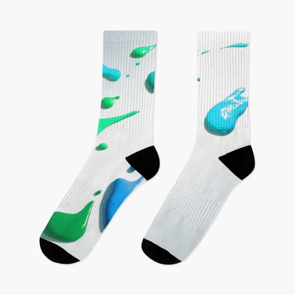 Item preview, Ocean Turquoise and Cyan Blue Liquid Melting Flow designed and sold by Ingorgia Studio.