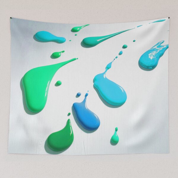 Item preview, Ocean Turquoise and Cyan Blue Liquid Melting Flow designed and sold by Ingorgia Studio.
