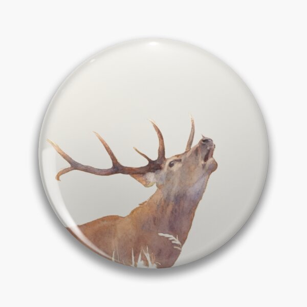 Item preview, Watercolor Bugling Elk Silhouette – Majestic Wildlife Art designed and sold by BLUESKY11a.