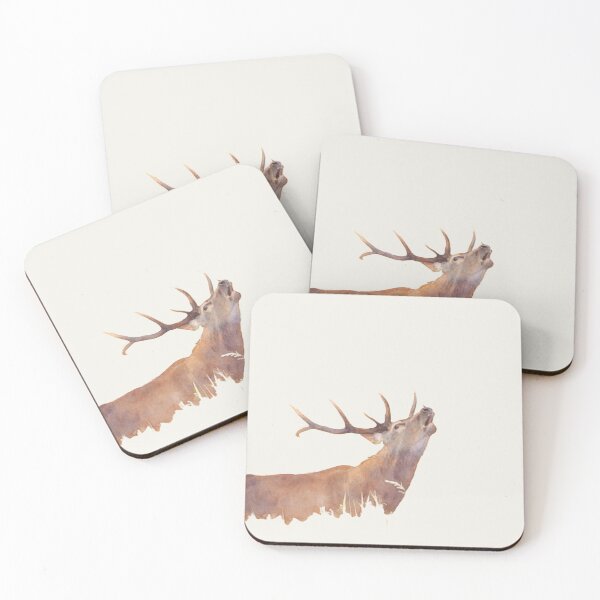 Item preview, Watercolor Bugling Elk Silhouette – Majestic Wildlife Art designed and sold by BLUESKY11a.