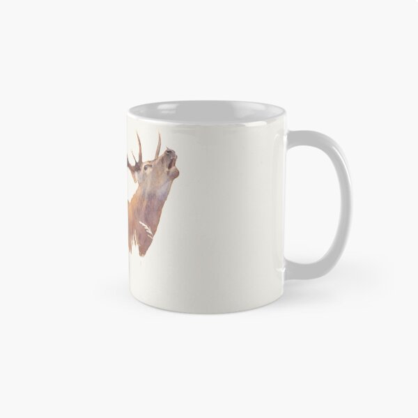 Item preview, Watercolor Bugling Elk Silhouette – Majestic Wildlife Art designed and sold by BLUESKY11a.
