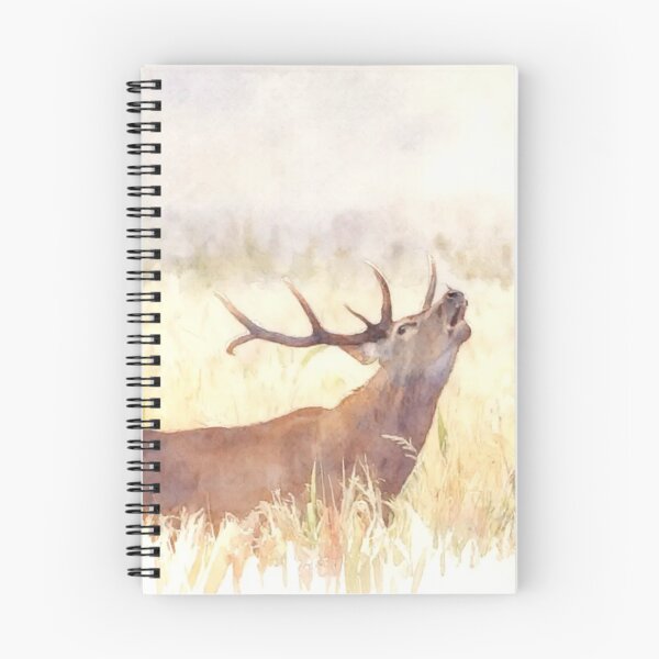 Item preview, Watercolor Bugling Elk Silhouette – Majestic Wildlife Art designed and sold by BLUESKY11a.