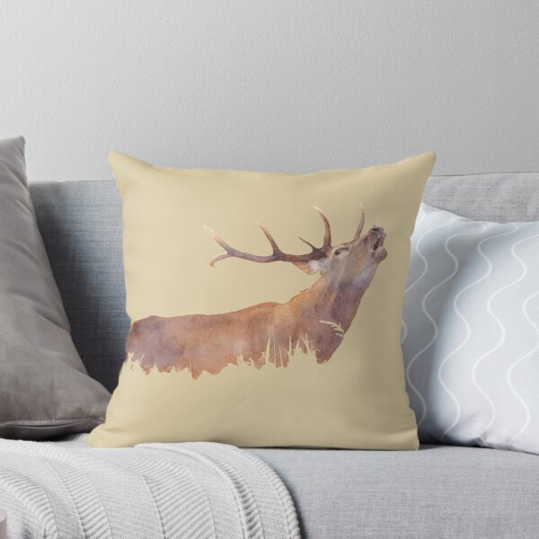 Item preview, Watercolor Bugling Elk Silhouette – Majestic Wildlife Art designed and sold by BLUESKY11a.