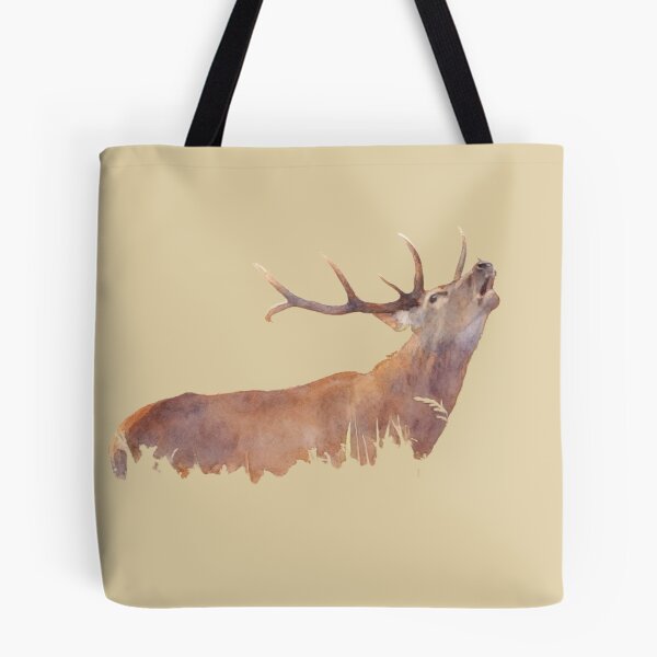 Item preview, Watercolor Bugling Elk Silhouette – Majestic Wildlife Art designed and sold by BLUESKY11a.