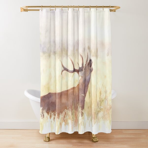 Item preview, Watercolor Bugling Elk Silhouette – Majestic Wildlife Art designed and sold by BLUESKY11a.