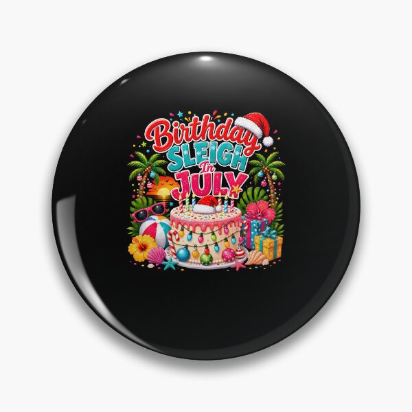 Item preview, Birthday Sleigh In July Christmas In July Fun Birthday Party designed and sold by Mdcazeem.