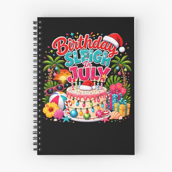 Item preview, Birthday Sleigh In July Christmas In July Fun Birthday Party designed and sold by Mdcazeem.