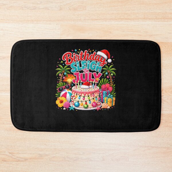 Item preview, Birthday Sleigh In July Christmas In July Fun Birthday Party designed and sold by Mdcazeem.