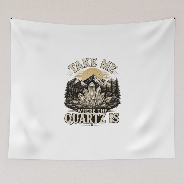 Item preview, Take Me Where The Quartz Is Gift Idea For Quartz Collectors designed and sold by Glitch-Cult.