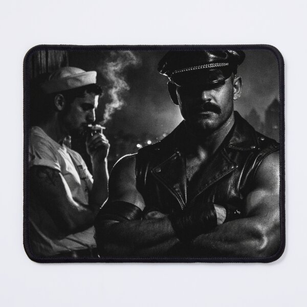 Item preview, 1970's Hudson River Leather Daddy Cruise New York Hyperrealism Series Gay Art designed and sold by ItsAKinkThing.