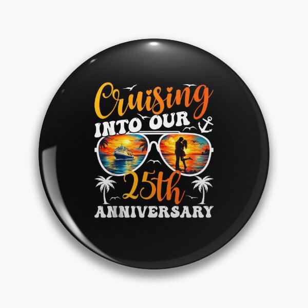 Item preview, Cruising Into Our 25Th Anniversary Cruise 25 Years Married designed and sold by Mdcazeem.