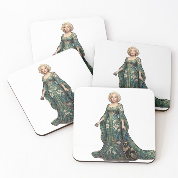 Item preview, Monroe Inspired Vintage Glamour Portrait designed and sold by Nurzhik.
