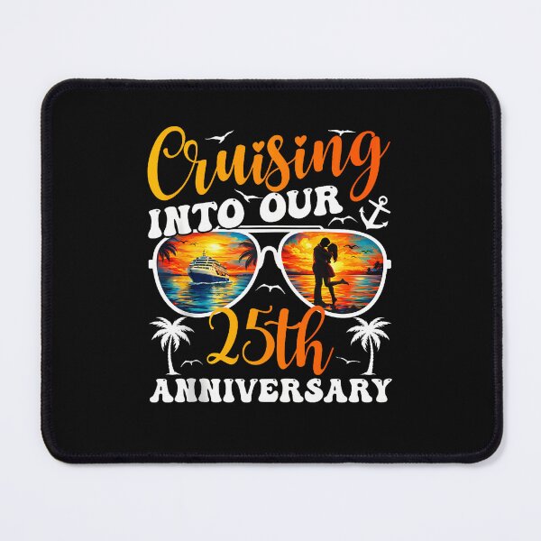 Item preview, Cruising Into Our 25Th Anniversary Cruise 25 Years Married designed and sold by Mdcazeem.