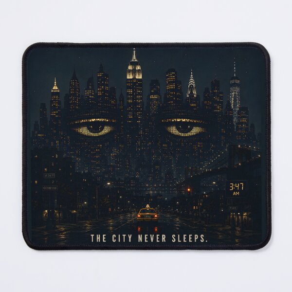 Item preview, The City Never Sleeps. I Do. | New York Night designed and sold by MidnightCache.