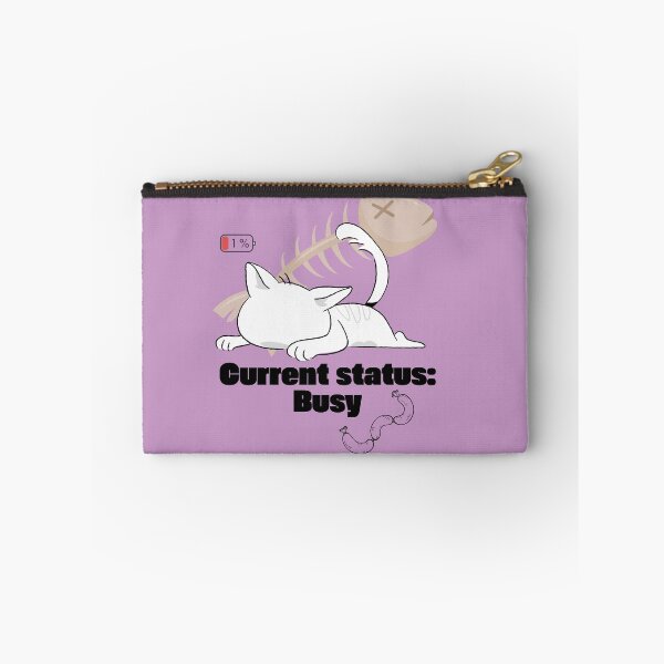 Item preview, Funny Lazy Cat Shirt - Current Status Busy Food Coma designed and sold by AhmadAnnaPrints.