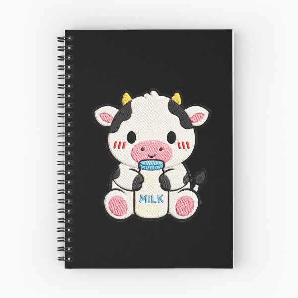 Item preview, Little Cow Hugging Milk Bottle designed and sold by ColorSplash123.
