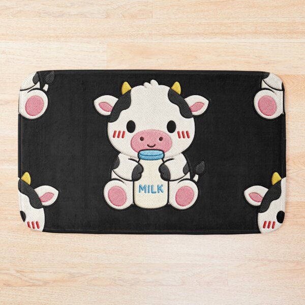 Item preview, Little Cow Hugging Milk Bottle designed and sold by ColorSplash123.