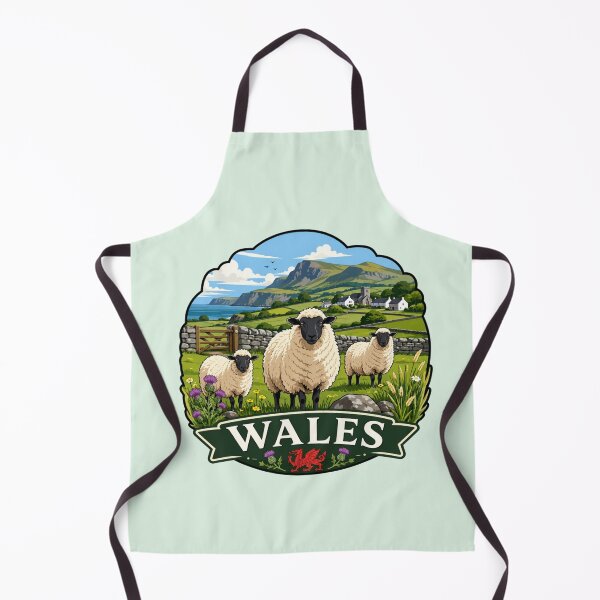 Item preview, Wales - Sheep Welsh Countryside designed and sold by Myra365Art.