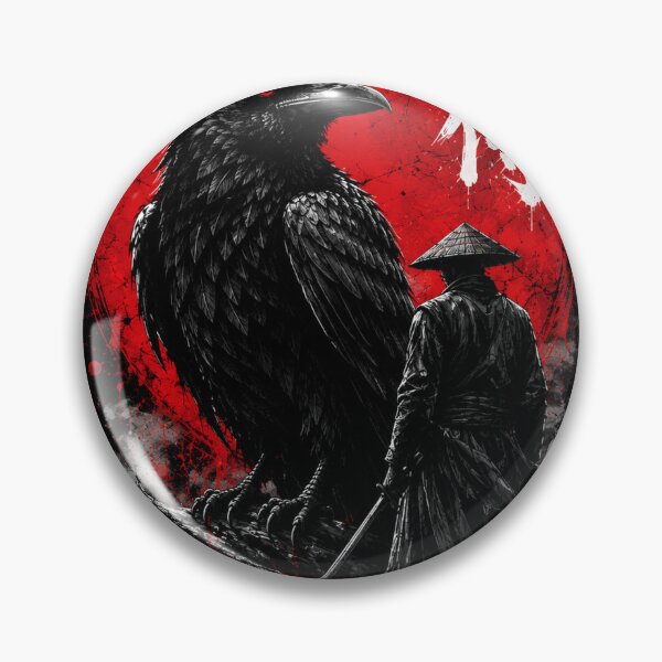 Item preview, Honor Before Life Raven Samurai T-Shirt | Japanese Warrior Graphic Design designed and sold by Komal001.