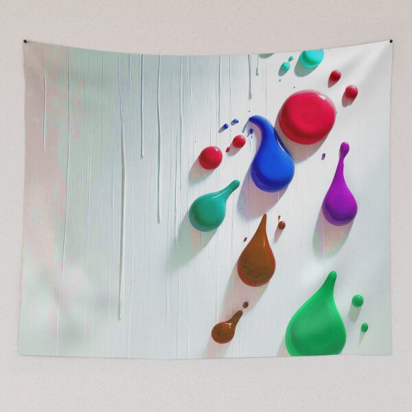 Item preview, jkAbstract 3D Paint Drips Multicolor Splashes Patterngk designed and sold by Ingorgia Studio.