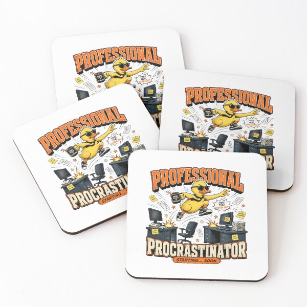 Item preview, PROFESSIONAL PROCRASTINATOR Funny Duck | Sarcastic Office Comic designed and sold by Cavalier-org.