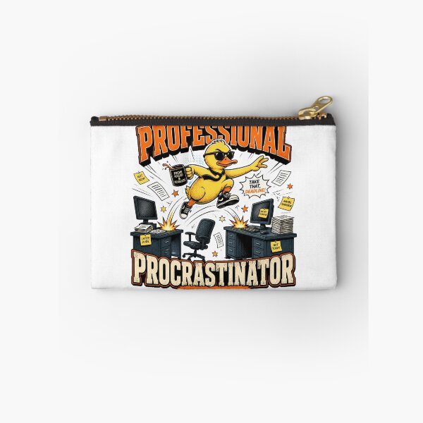 Item preview, PROFESSIONAL PROCRASTINATOR Funny Duck | Sarcastic Office Comic designed and sold by Cavalier-org.