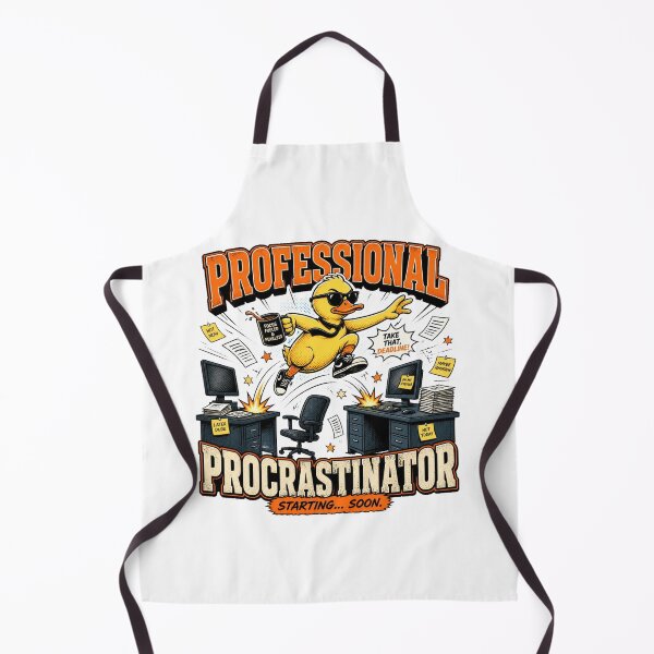Item preview, PROFESSIONAL PROCRASTINATOR Funny Duck | Sarcastic Office Comic designed and sold by Cavalier-org.