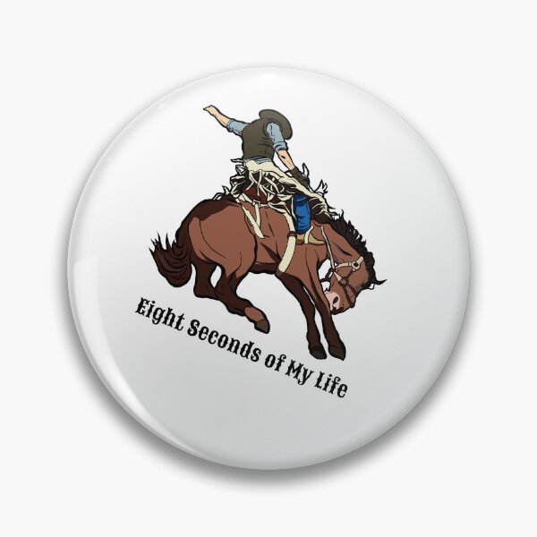 Item preview, Eight Seconds of My Life - Rodeo Bronc Riding Cowboy Western Art designed and sold by Art89-T-Shirts.