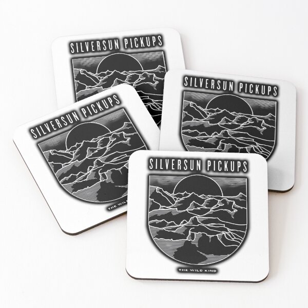Item preview, Abstract Dark Mountain Sun Valley Line designed and sold by SevStickers.