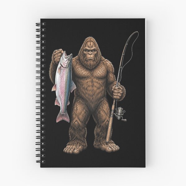 Item preview, Funny Bigfoot Sasquatch Fishing Outdoor Camping Father's Day designed and sold by OlakunleOloroz.