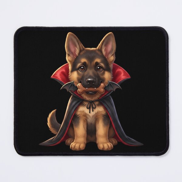 Item preview, Cute Dracula Vampire Costume German Shepherd Puppy Halloween designed and sold by SilentFlower.