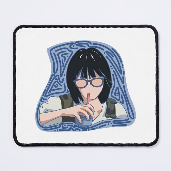 Item preview, Chic Aesthetic Girl Wearing Glasses Illustration designed and sold by fiowart.