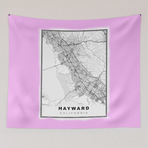 Item preview, Mapa minimalista de Hayward designed and sold by Tamas Das.