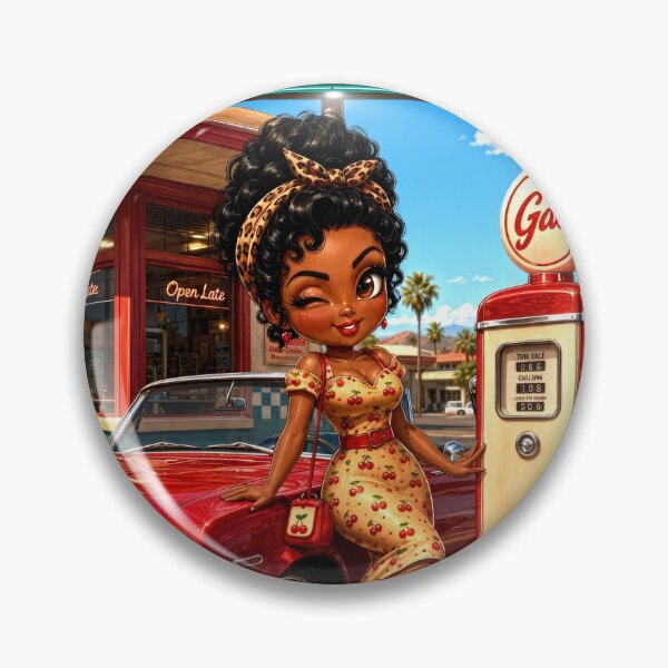 Item preview, Rockachibi Gloria - Vintage Filling Station by Kek-Ina designed and sold by Kek-Ina.