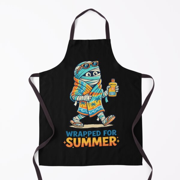 Item preview, Wrapped for Summer Funny Mummy Beach Vacation designed and sold by AvivaCreative.