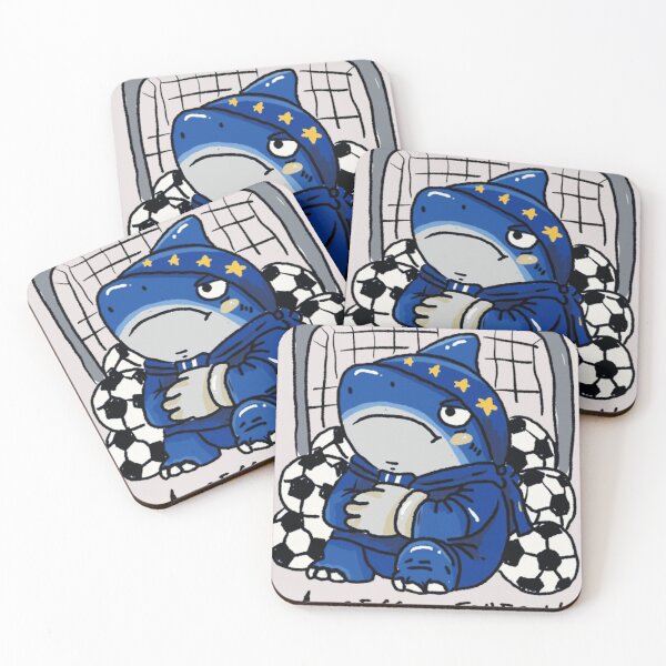 Item preview, Access Denied Shark Goalie Cartoon designed and sold by FinGoalieCo.