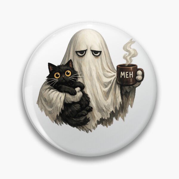 Item preview, Ghost Cat Lover Tee Design designed and sold by NovaCraft30.